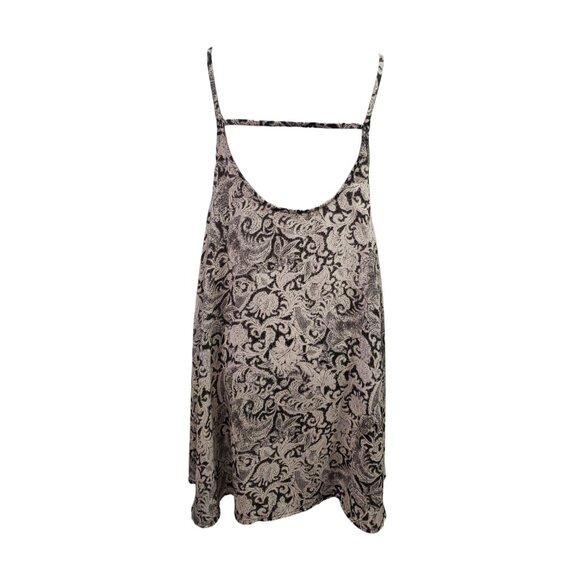 Free People Intimately Womens Black & White Paisley Nightgown Slip Large - Picture 4 of 8